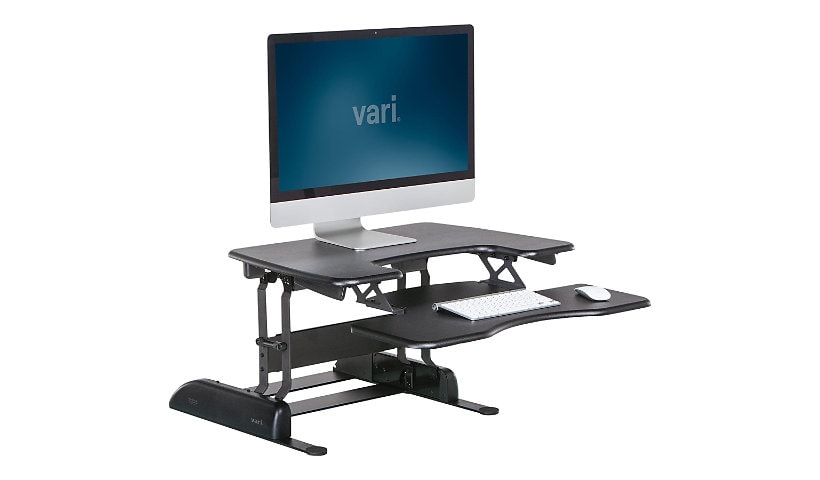 VariDESK Pro Plus 30 - standing desk converter - rectangular with contoured