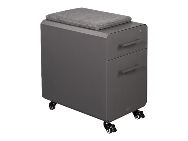 VARIDESK SlimStorage - pedestal - 2 drawers - slate