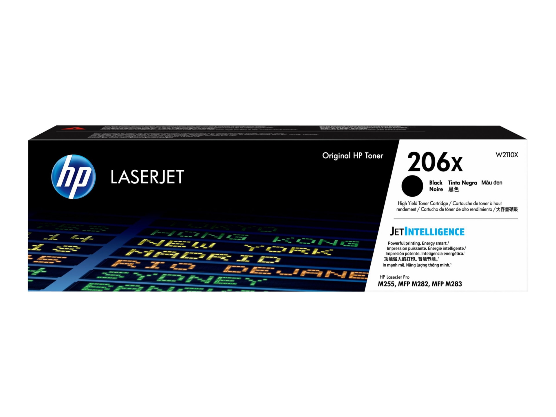 HP 206X Original High Yield Laser Toner Cartridge - Black - 1 Each