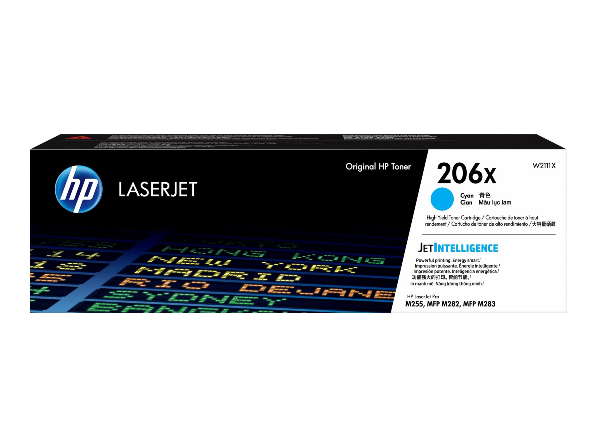 HP 206X Original High Yield Laser Toner Cartridge - Cyan - 1 Each