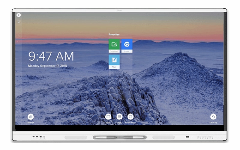 Teq SMART Board MX286 4K UHD Interactive Display with iQ and Learning Suite