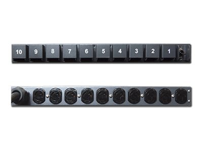 IntelliPower - power distribution unit - 43.5 attached power cord, each output having a circuit/switch control, aluminum