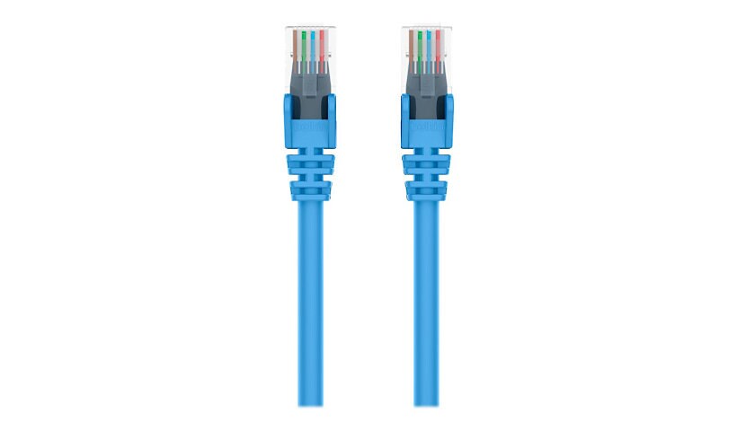 Belkin 3ft CAT5e Ethernet Patch Cable Snagless, RJ45, M/M, Blue - patch cab