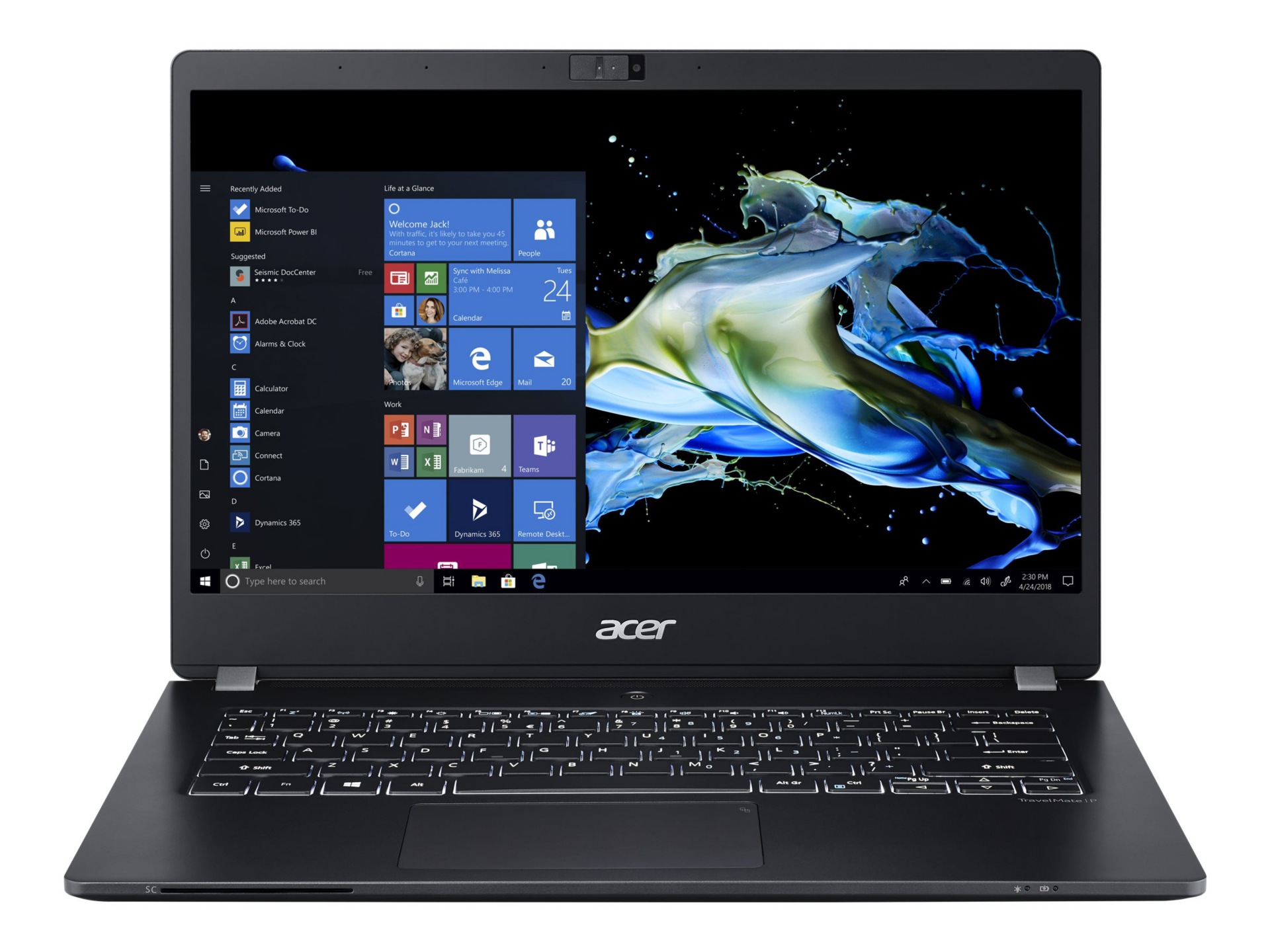 Acer TravelMate P614-51TG-792V - 14" - Core i7 8565U - 16 GB RAM - 512 GB S