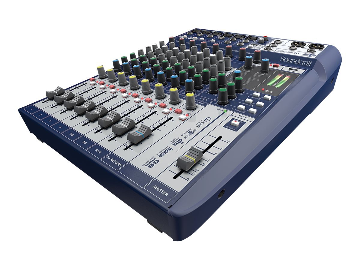 Soundcraft Signature 10 analog mixer - 10-channel