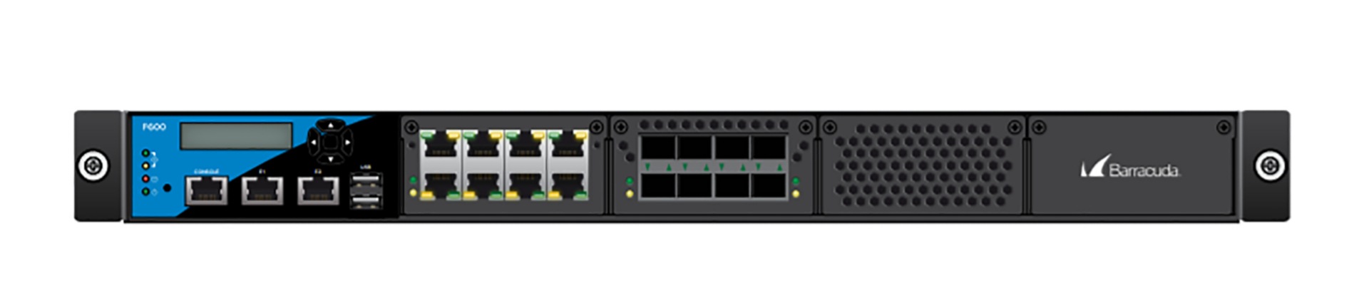 Barracuda CloudGen Firewall F-Series F600D Model F20 1U Appliance