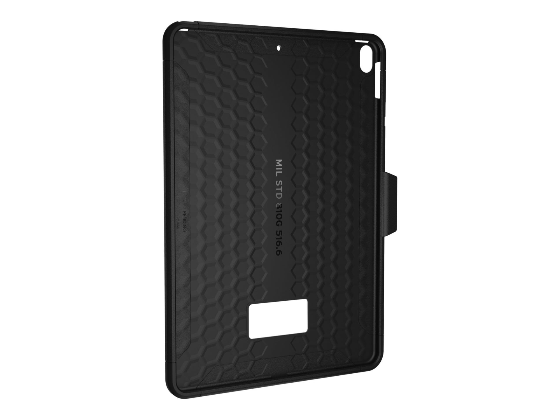 UAG Rugged Case for iPad Air 10.5-inch / iPad Pro 10.5-inch - Scout Black - back cover for tablet