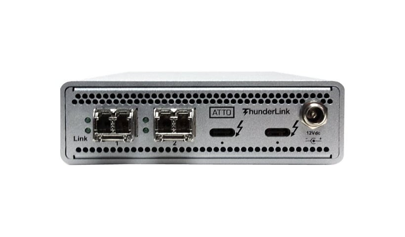 ATTO ThunderLink N3 3102 - network adapter - Thunderbolt 3 - 10 Gigabit SFP+ x 2 - TAA Compliant