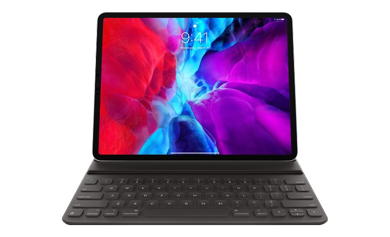 Apple Smart - keyboard and folio case - QWERTY - US Input