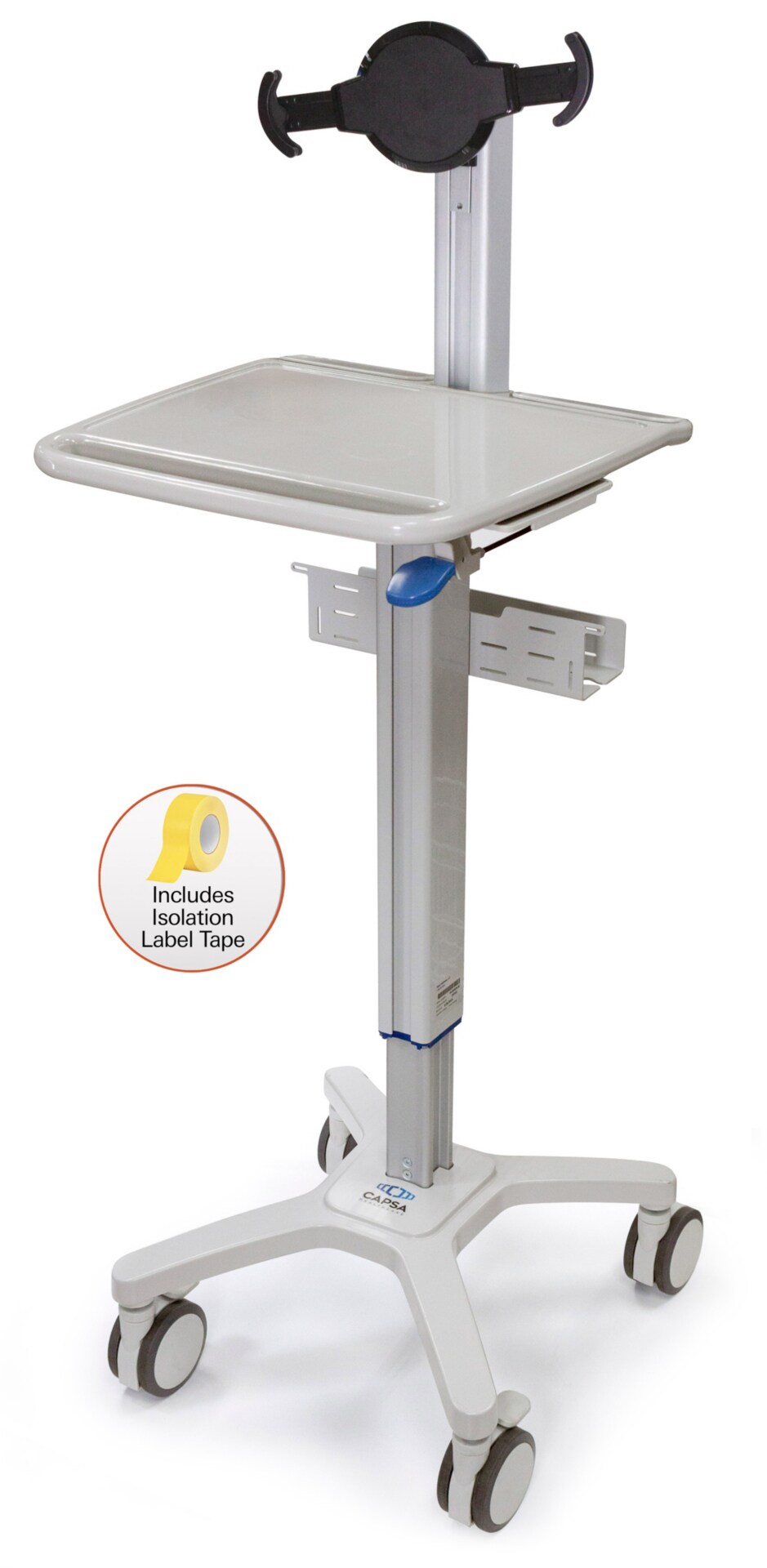 Capsa Healthcare SlimCart Fixed Riser Small Tablet Holder - mounting compon