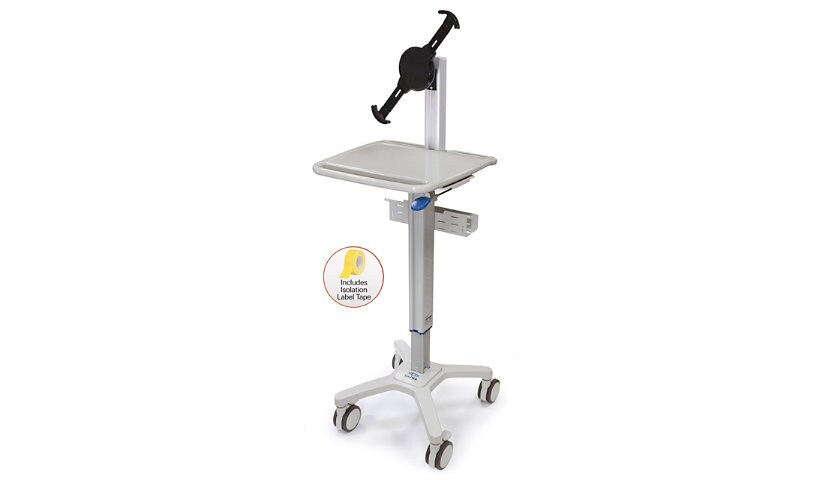 Capsa Healthcare SlimCart Fixed Riser Secure Large Tablet Holder - mounting