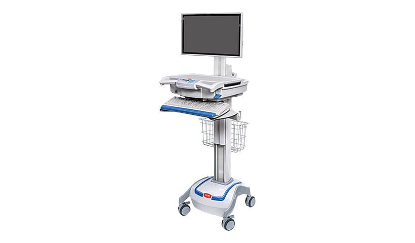 Capsa Healthcare M38e Computing Workstation - Powered Manual Lift Bundle - cart - for LCD display / keyboard / mouse /