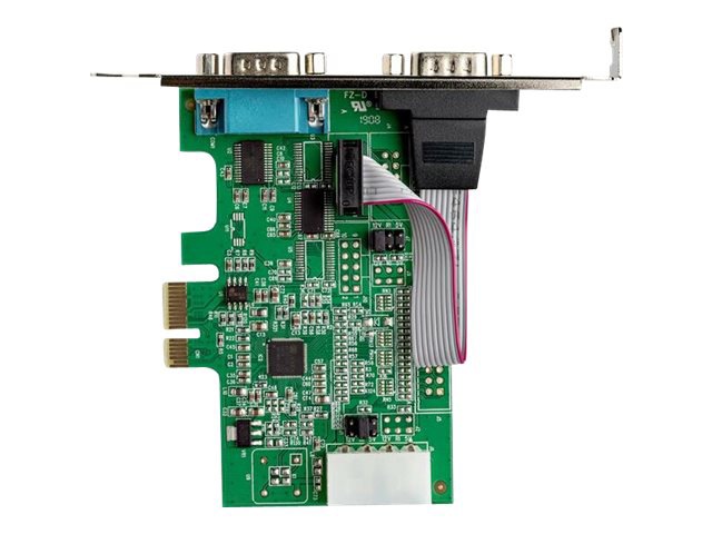 StarTech.com 2-port PCI Express RS232 Serial Adapter Card, PCIe to Dual Ser