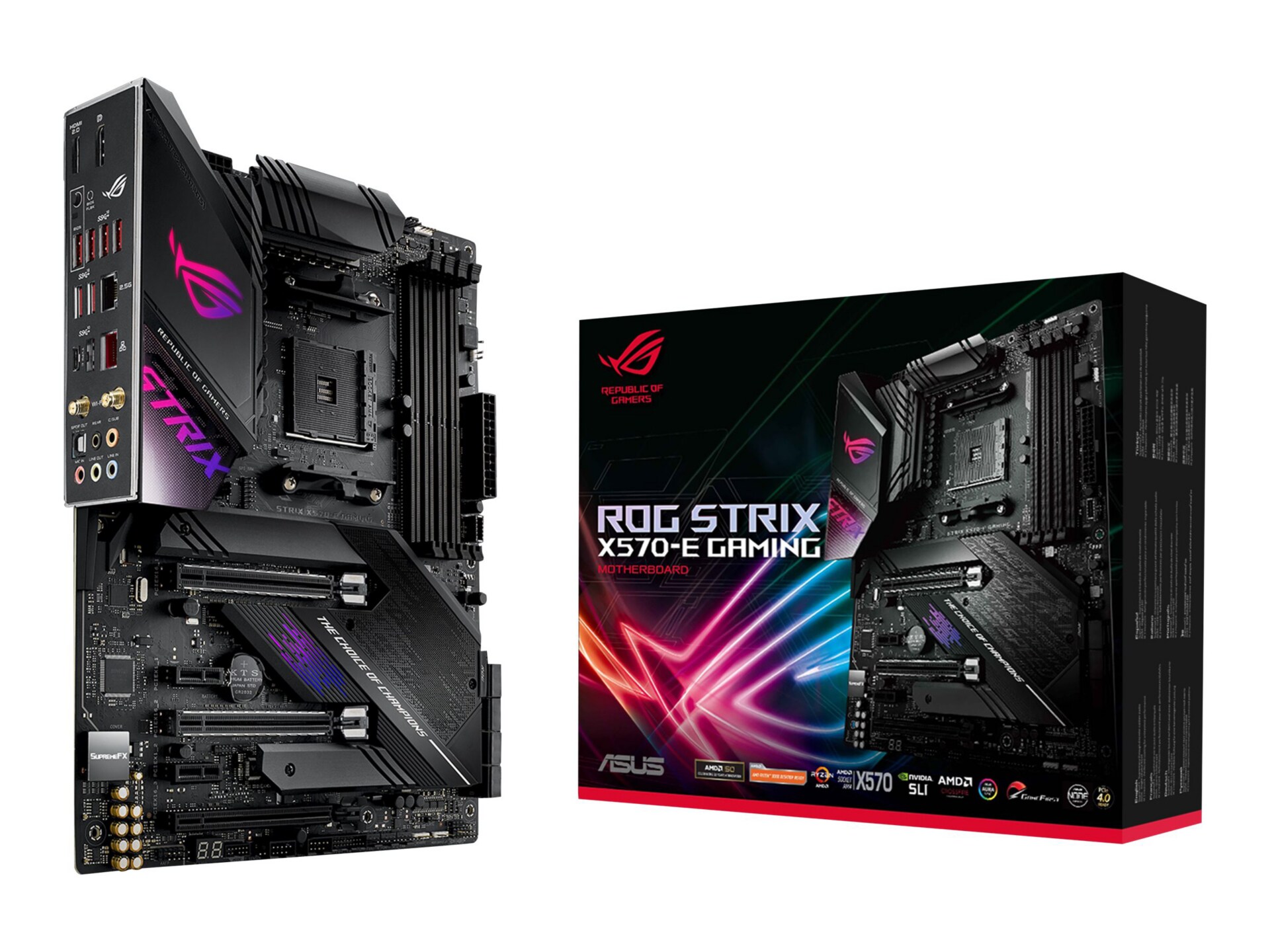 Asus ROG Strix X570-E Gaming - motherboard - ATX - Socket AM4 - AMD X570