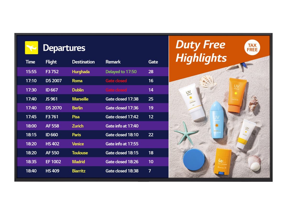 LG 55UH7F-B UH7F Series - 55" LED-backlit LCD display - 4K