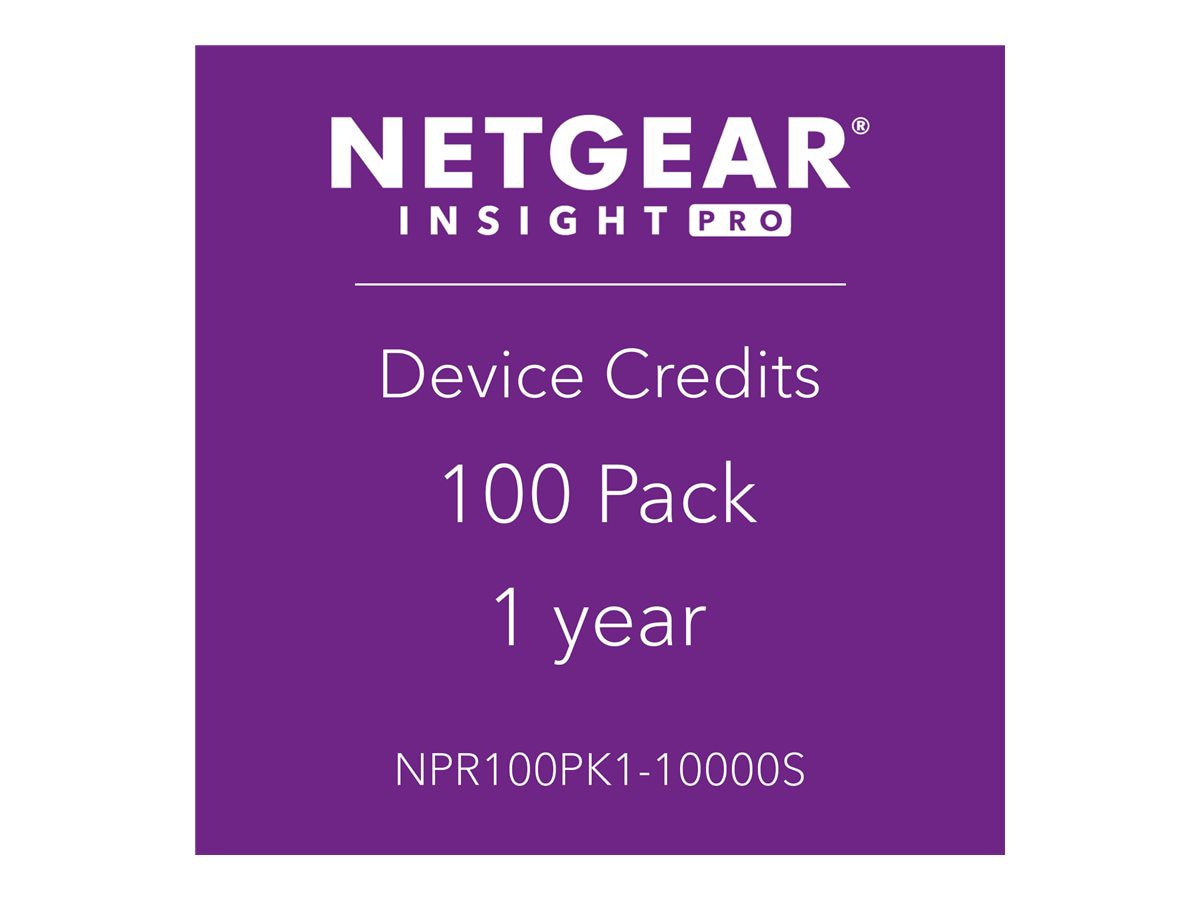 Netgear Insight Pro 100-Pack - 1 Year - Service