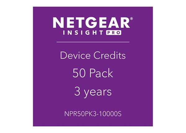 Netgear Insight Pro 50-Pack - 3 Year - Service