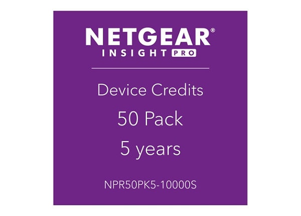 Netgear Insight Pro 50-Pack - 5 Year - Service