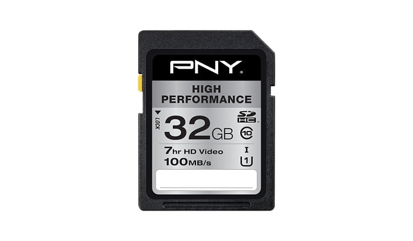 PNY High Performance - flash memory card - 32 GB - SDHC UHS-I