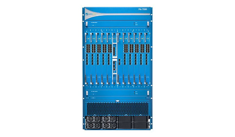 Palo Alto Networks PA-7080 Bare chassis - modular expansion base - on-site