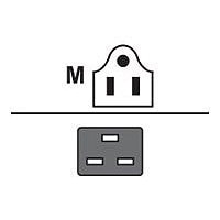 Palo PA-7000 Series - câble d'alimentation - IEC 60320 C19 pour NEMA 5-15P - 3.05 m