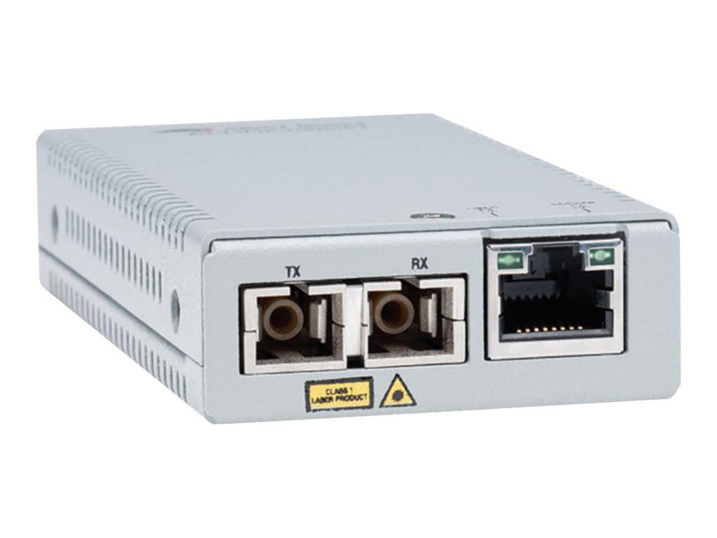 Allied Telesis AT MMC200/SC - fiber media converter - 100Mb LAN - TAA Compliant