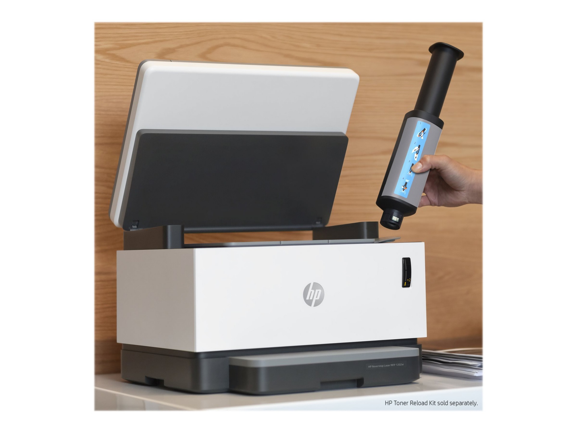 Thumbnail 3 of 5 for HP Neverstop 1202w Cartridge-Free Laser Tank - multifunction printer - B/W