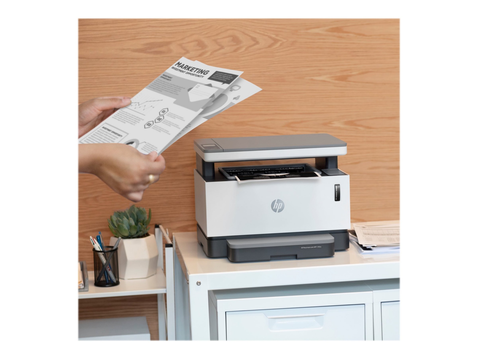 Thumbnail 4 of 5 for HP Neverstop 1202w Cartridge-Free Laser Tank - multifunction printer - B/W