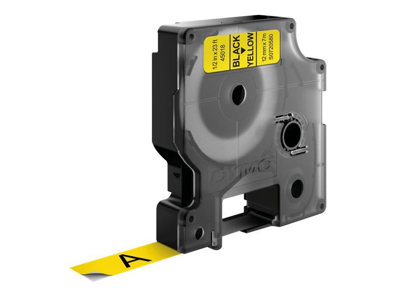 DYMO D1 Standard - label tape - 1 cassette(s) - Roll (1.2 cm x 7 m)