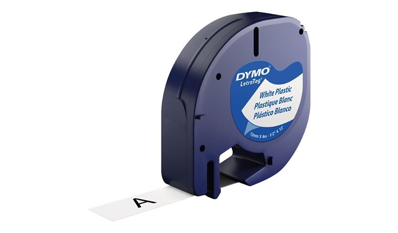 Dymo LetraTAG - label tape - 1 cassette(s) - Roll (1,2 cm x 4 m)
