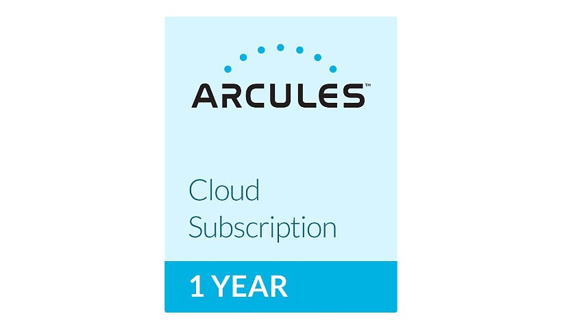 Arcules Cloud for small organizations - subscription license (1 year) - 14