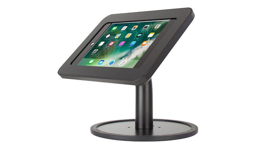 The Joy Factory Elevate II Countertop Kiosk - enclosure - 45° viewing angle - for tablet - black