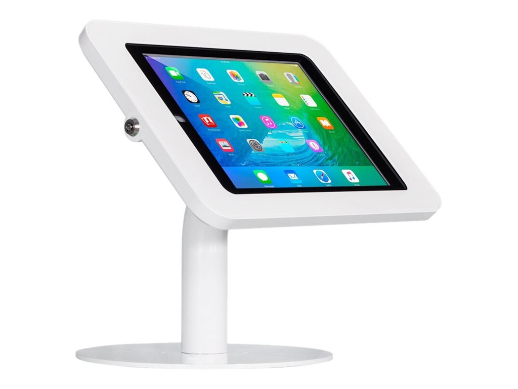 The Joy Factory Elevate II Countertop Kiosk - enclosure - 45° viewing angle - for tablet - white