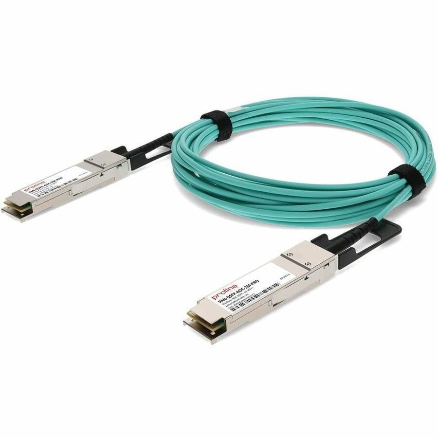 Proline Palo Alto Networks® Compatible TAA Compliant 40GBase-AOC QSFP+ Active Optical Cable (850nm, MMF, 2m)