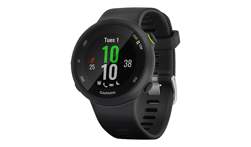 Garmin Forerunner 45 - 26.3 mm Black GPS/GLONASS/Galileo Watch with Black Band for Running