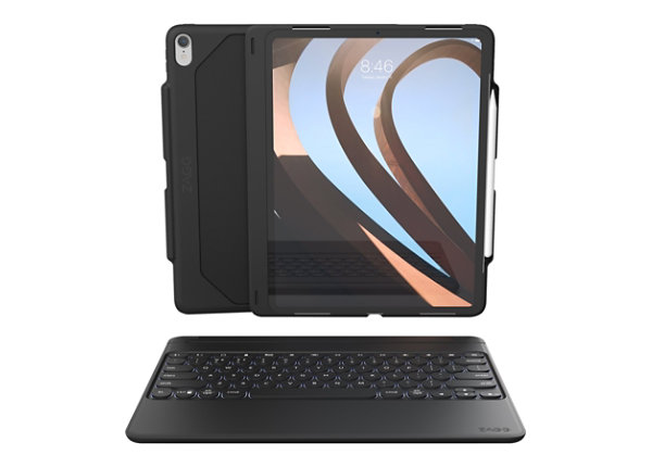 ZAGG Rugged Book go - keyboard and folio case - black