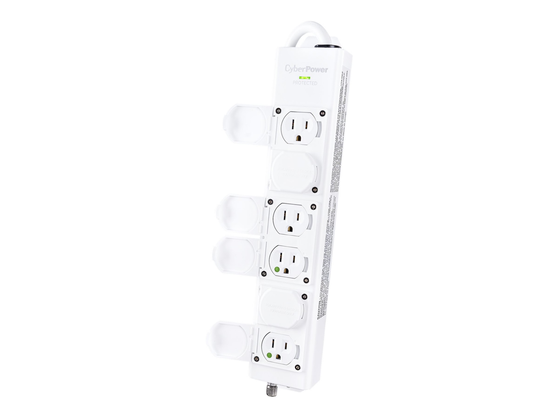 CyberPower MPV615S Hospital/Medical 6 - Outlet Surge Protector with 1560 J