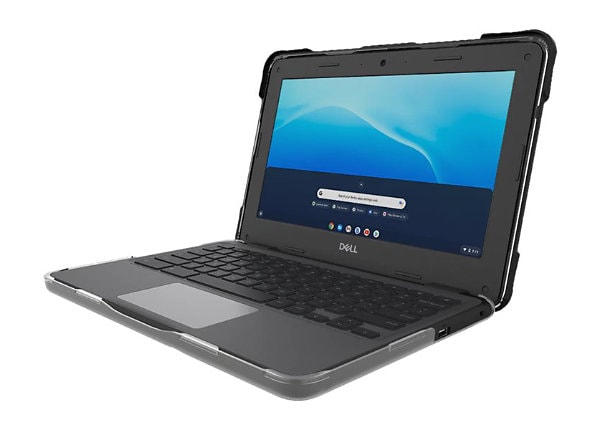 Gumdrop SlimTech Case for Dell Chromebook 3100 Clamshell - Black - 06D000 -  -