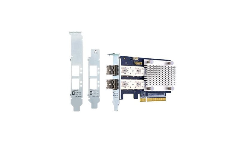 QNAP QXP-16G2FC - Adaptateur de bus hôte - PCIe 3.0 x8 - 16Gb Fibre Channel Gen 5 x 2