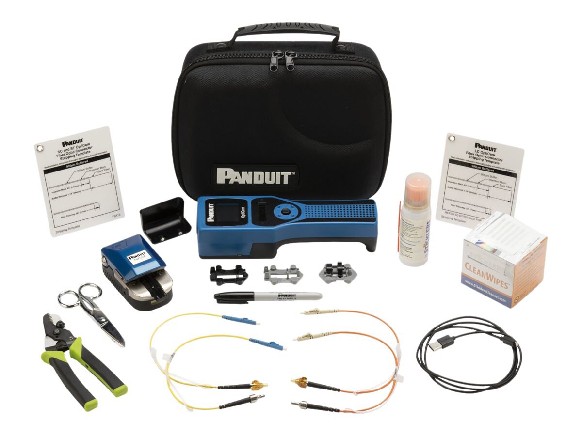 Panduit OptiCam 2 fiber-optic termination kit