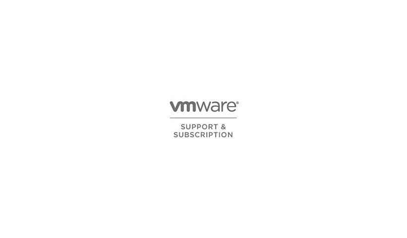 VMware Support and Subscription Production - support technique - pour VMware vSphere Essentials Plus Bundle - 1 année