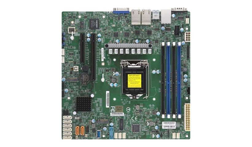 SUPERMICRO X11SCH-LN4F - motherboard - micro ATX - LGA1151 Socket - C246