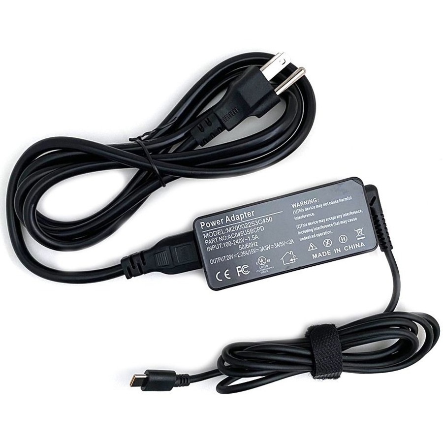 Premium Power Products UL Rated, 45W, 2.25A, 5V/9V/15V/20V PD Controlled, USB-C, AC Adapter Charger BA44-00336A for
