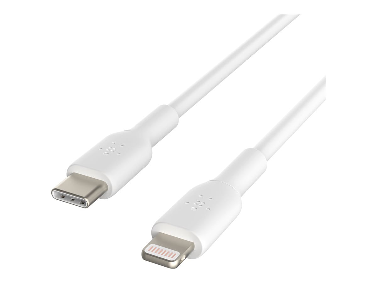Belkin 3' USB-C to Lightning 2.0 Cable - M/M - 3ft1/M - White