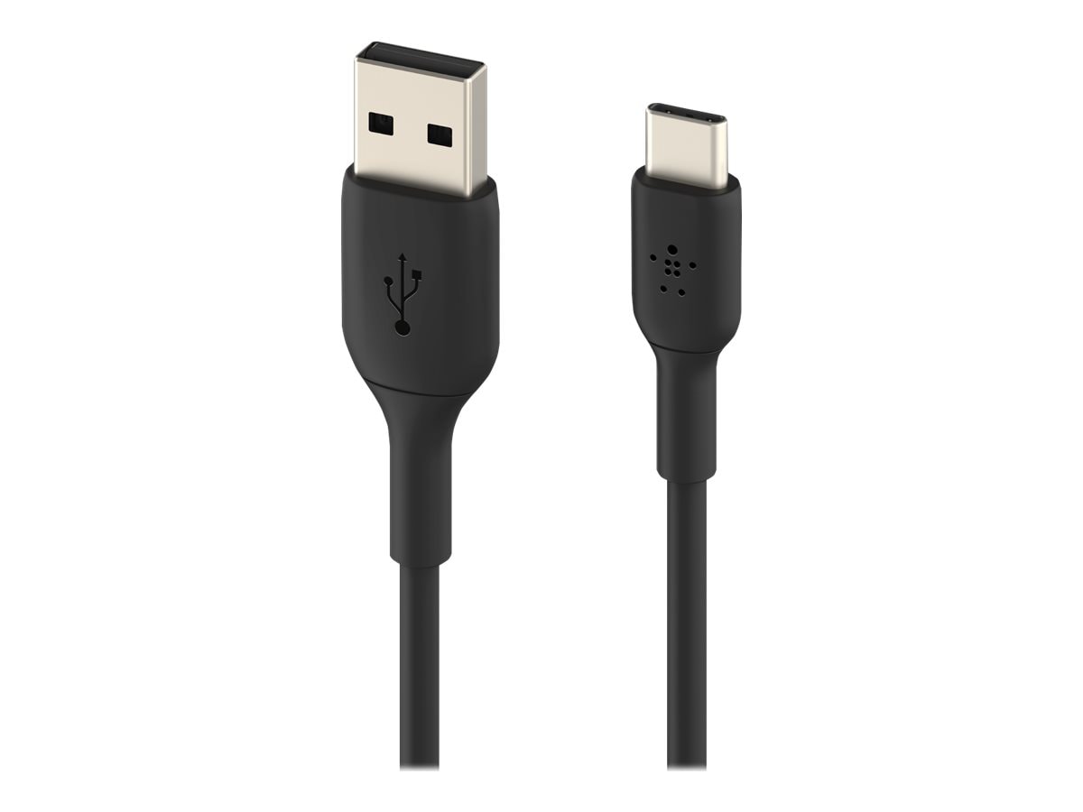 Belkin USB-A to USB-C Cable - 480 Mbps - PVC -M/M - 3.3ft/1m - Black