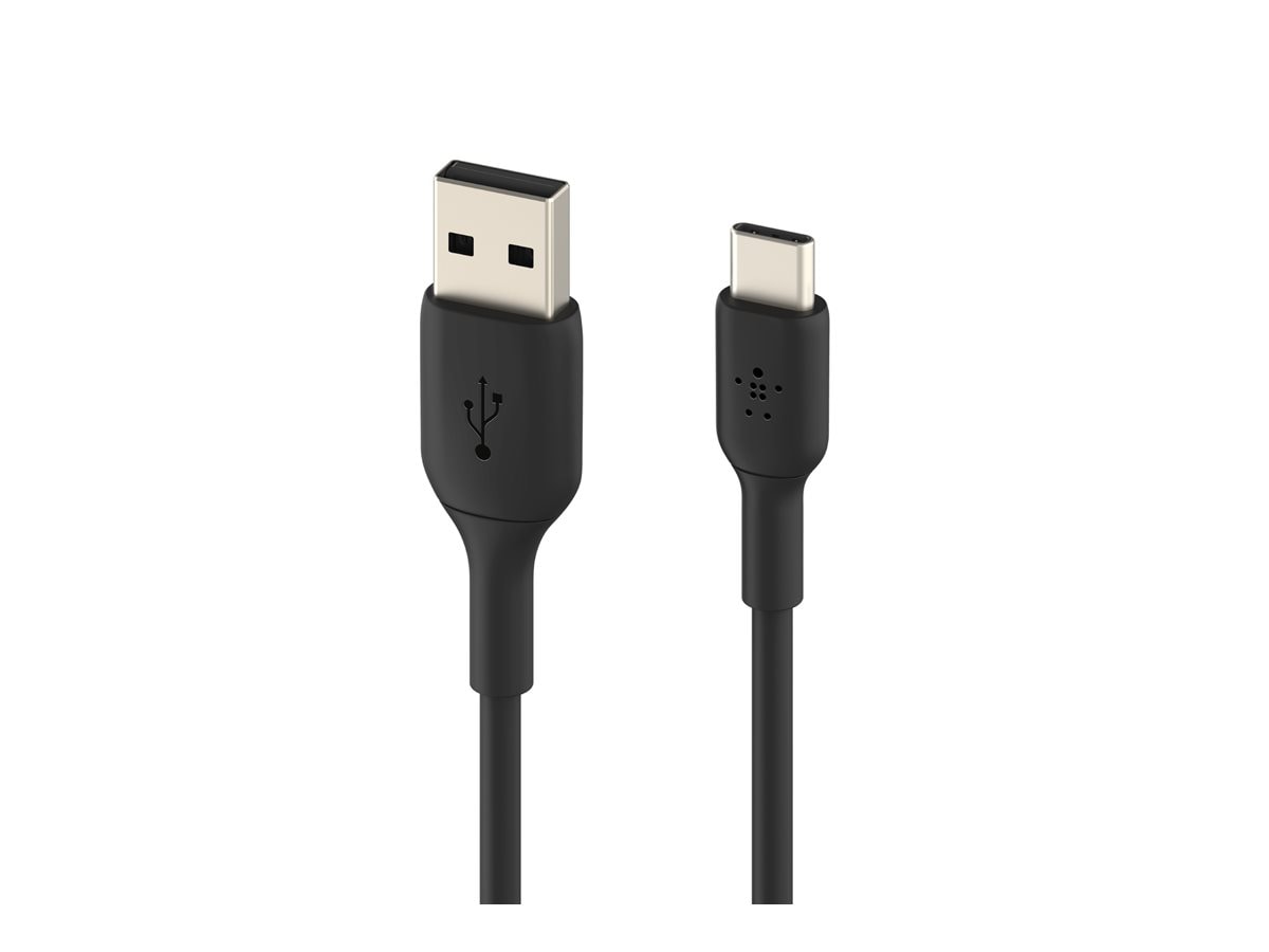 Belkin USB-A to USB-C Cable - 480 Mbps - PVC -M/M - 3.3ft/1m - Black