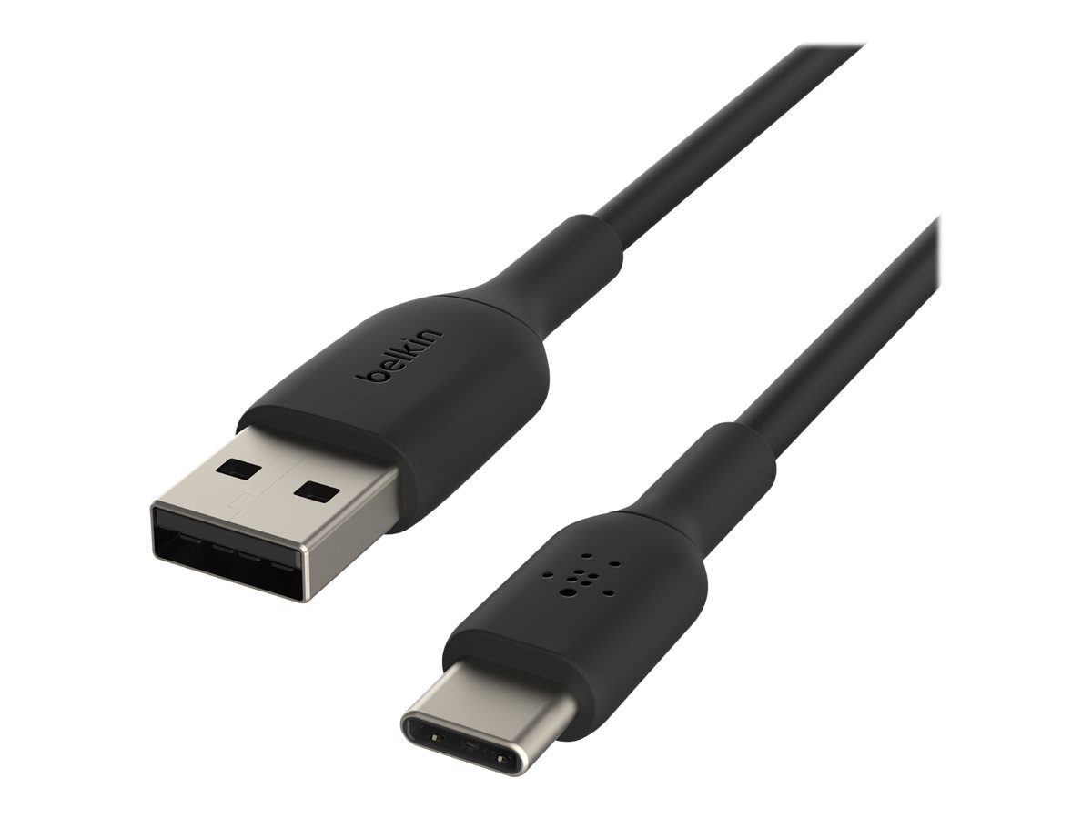 Belkin USB-A to USB-C Cable - 480 Mbps - PVC -M/M - 6.6ft/2m - Black
