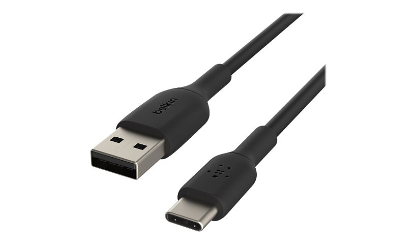 Belkin USB-A to USB-C Cable - 480 Mbps - PVC -M/M - 6.6ft/2m - Black