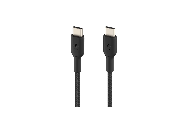 Belkin 60W USB-C to USB-C Cable - 480 Mbps - Nylon, Braided - M/M