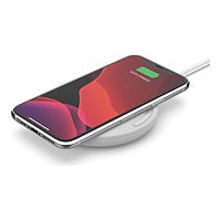 Belkin 10W Wireless Charging Pad + Cable (Wall Charger Not Included) White